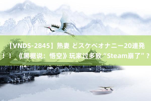 【VNDS-2845】熟妻 どスケベオナニー20連発！！ 《黑据说：悟空》玩家过多致“Steam崩了”？